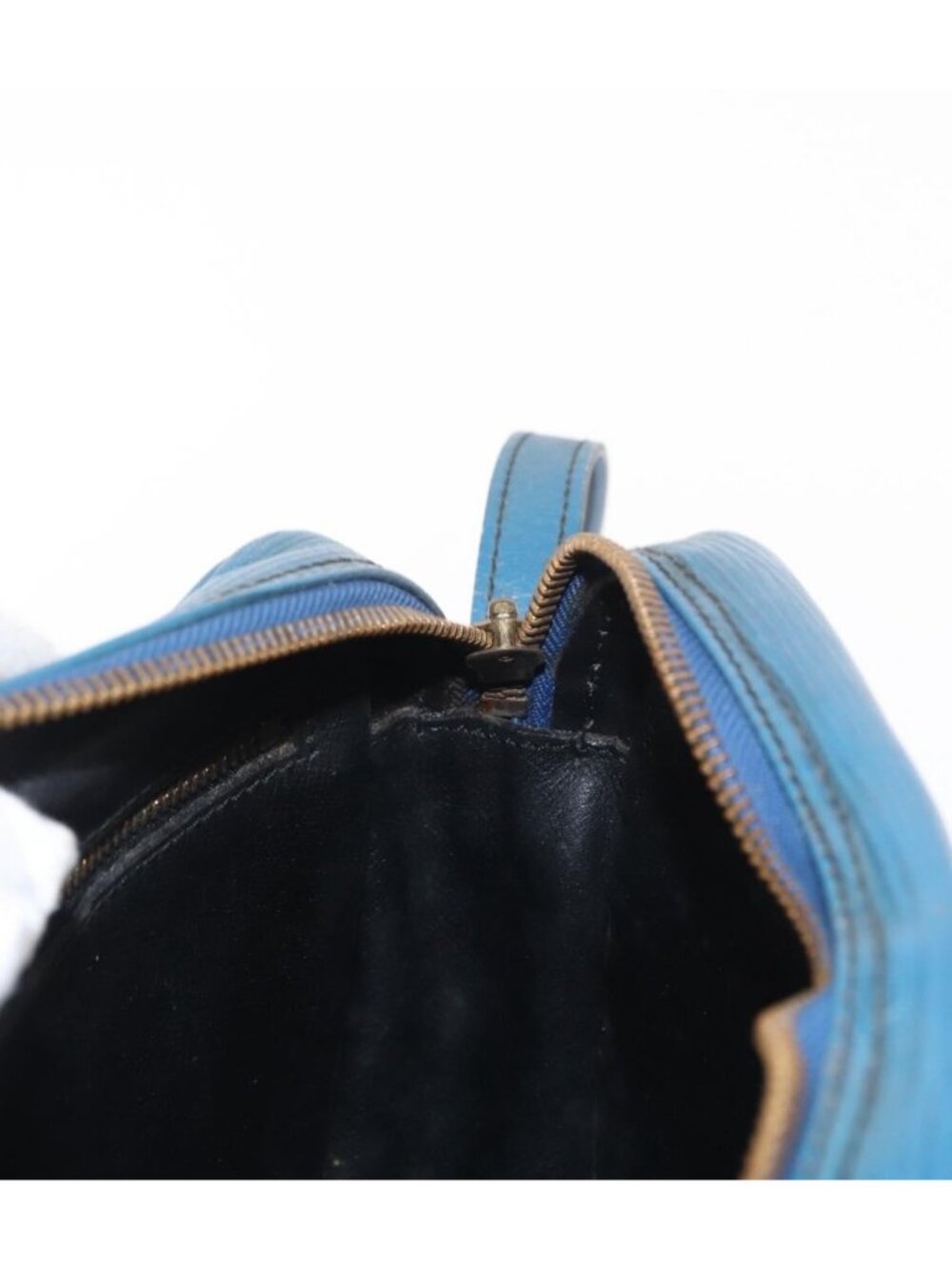 LOUIS VUITTON Epi Jeune Fille MM Shoulder Bag Toledo Blue M52155 - Picture 14 of 16